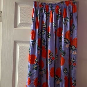 HTF Corey Lynn Calter Naranjas Midi Skirt